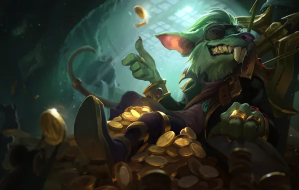 Fantasy, well, rats, treasures, League of Legends, Riot Games, Twitch, Xi Zhang