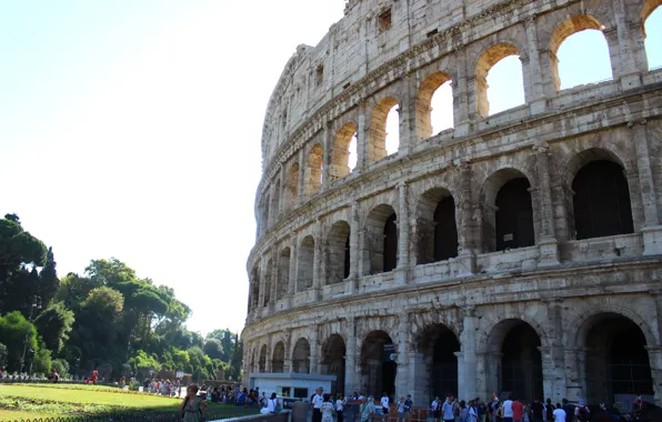 Dream, the sun, Rome, Colosseum, Italy, Colosseum
