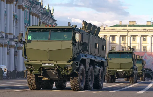 Picture parade, Russia, military equipment, Typhoon, universal, KAMAZ-63968, armored car, increased security of patency