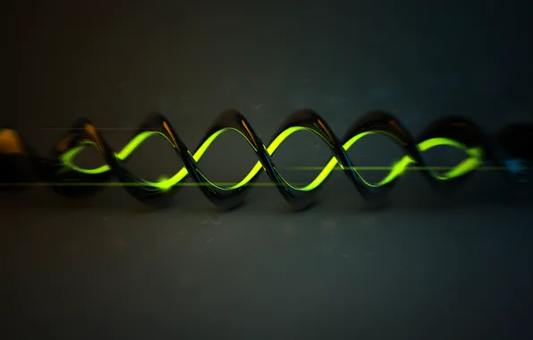 Spiral, chain, DNA, dna