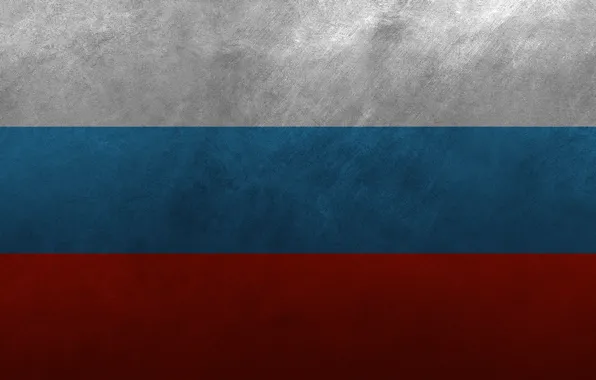 Metal, flag, Russia, tricolor, the flag of Russia