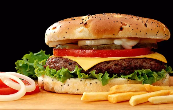 Picture food, hamburger, sandwich