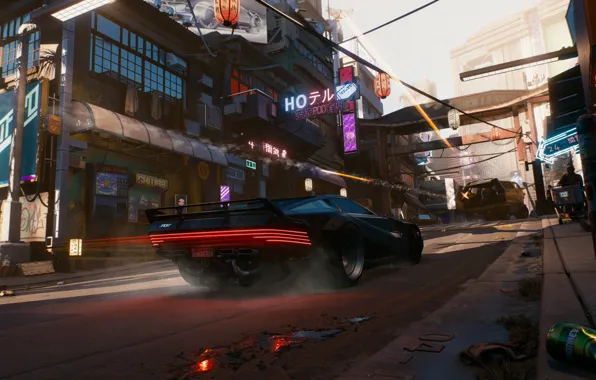Car, Future, CD Projekt RED, Cyberpunk 2077, E3 2018