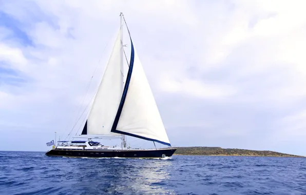 Picture sailing yacht, Dynamique Yacht Amadeus, Greece, view