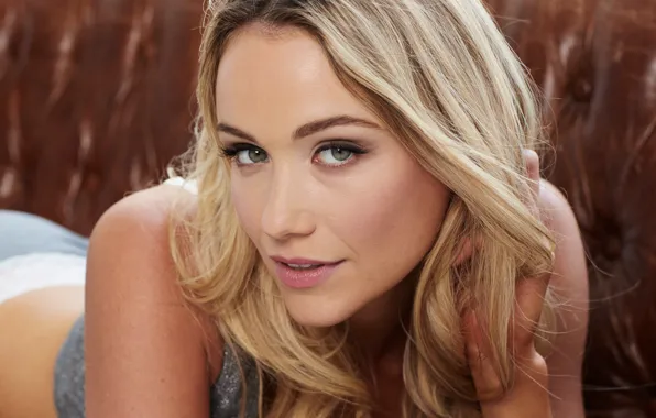 Picture look, actress, blonde, Katrina Bowden