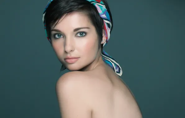 Picture look, face, shoulders, model