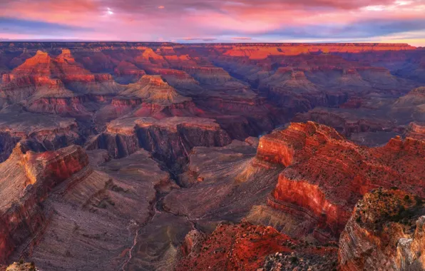 Picture panorama, AZ, USA, National Park Grand Canyon