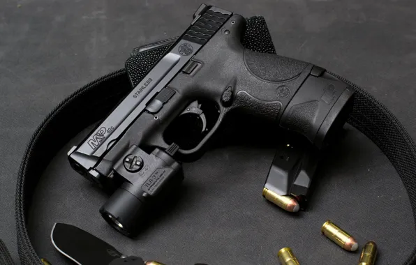 Gun, cartridges, Smith &amp; Wesson, United States of America, M&amp;P, Military and Police