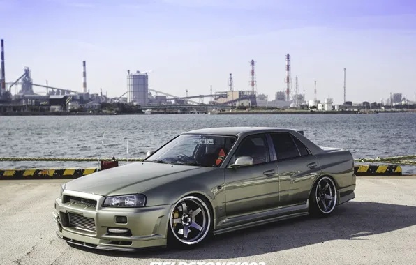 Picture nissan, turbo, skyline, jdm, tuning, r34, nismo