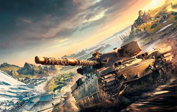 Picture tank, World of Tanks, Key Art 2017, Playstation and Xbox Europe