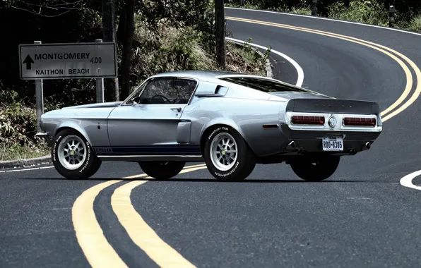 Mustang, Ford, Shelby, Auto, Machine, Car, Rendering, Retro