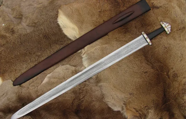 Picture Sword, Sheath, Skin, A Carolingian, Dmitry Khramtsov, Sword of Steinsvik