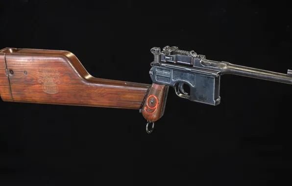 Germany, Mauser C96, Self-loading pistol, Red 9