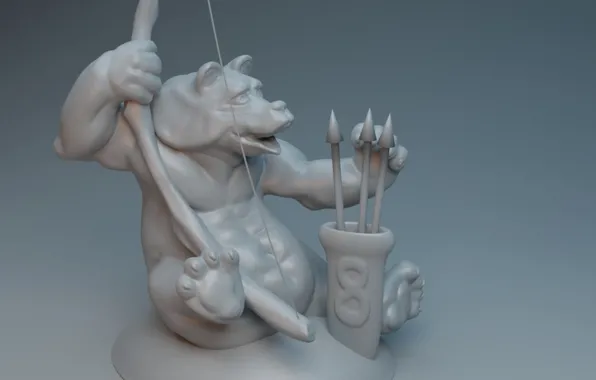 Bear, bow, AlexStormND