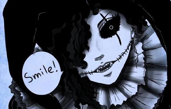 Teeth, smile, jester