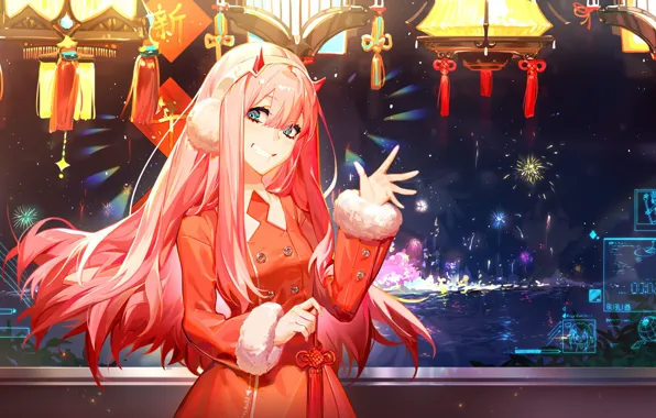Girl, lights, 002, Darling In The Frankxx, Cute in France