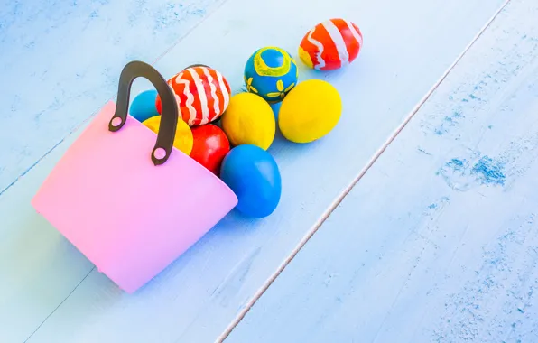 Eggs, Easter, Basket, Holiday