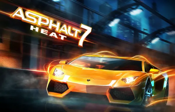 Auto, Lamborghini, race, supercar, Gallardo, asphalt7