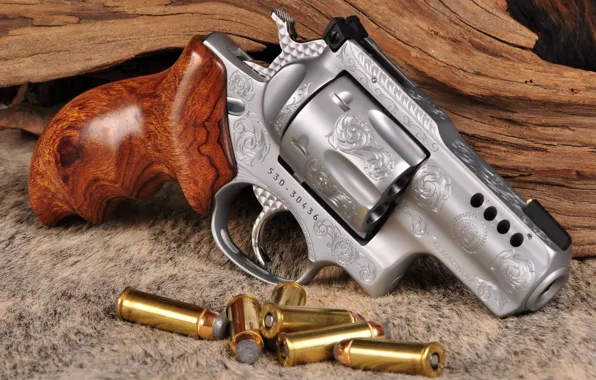 Weapons, revolver, weapon, engraving, custom, Smith & Wesson, engraving, 357 Magnum