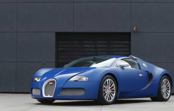 Picture Bugatti, Veyron, Centenary, Blue