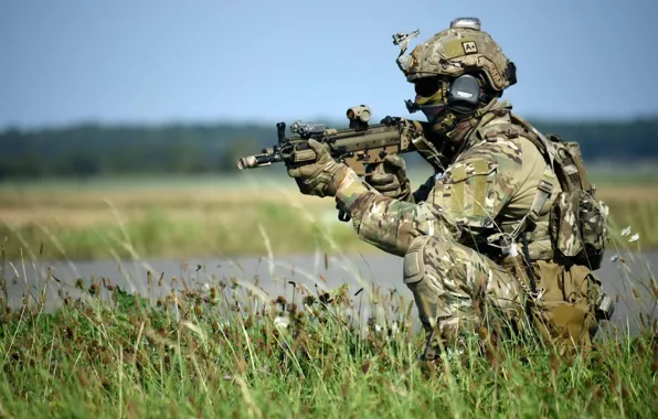 Weapons, army, soldiers