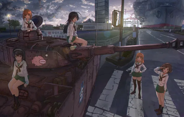 War, Military, Anime, Tank, Anime, War, Tank, Military