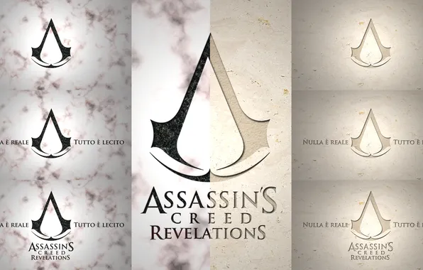 Picture characters, signs, assassins creed revelations, the creed of the assassins, symbole, revelation