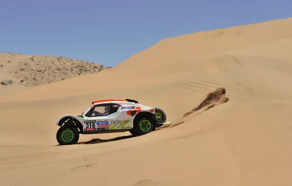 Sand, Auto, Sport, Desert, Machine, Race, Day, Rally
