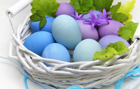 Flowers, Easter, Eggs, Holiday