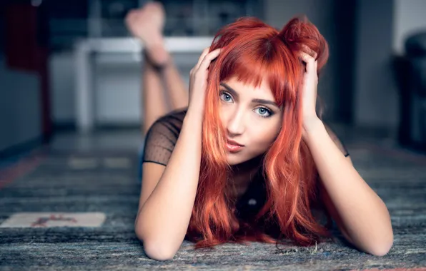 Look, girl, model, hair, Francesca