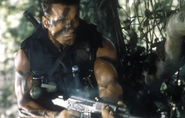 Picture soldiers, Commando, Arnold Schwarzenegger, Kalash, Arnold Schwarzenegger, John Matrix, Commando