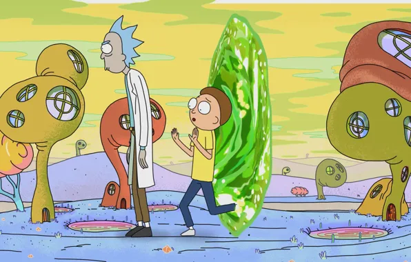 Cartoon, the series, the animated series, Rick and Morty, Rick and Morty