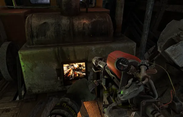 Oven, metro 2033, flamethrower, metro Exodus, metro ray of hope, artem metro station, moscow metro
