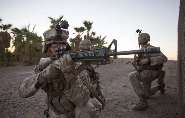 Weapons, army, soldiers