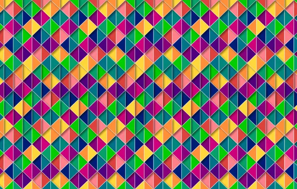 Pattern, paint, triangle, square, texture
