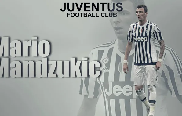 Juventus, striker, Croatian football player, mario_mandzukic