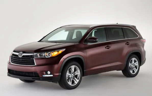 Picture car, Toyota, wallpapers, crossover, Highlander