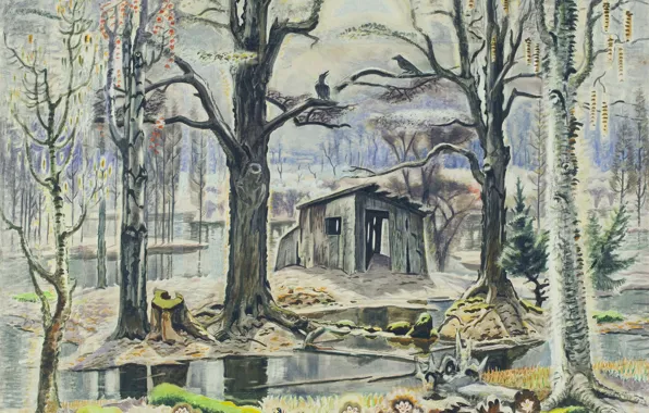 Picture Charles Ephraim Burchfield, 1934-55, The Glory of Spring