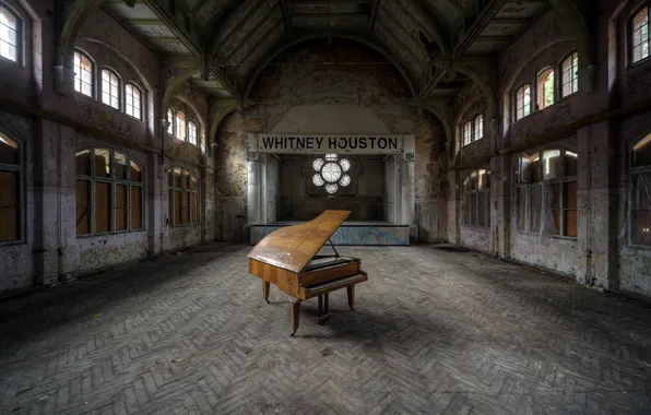 Music, hall, piano