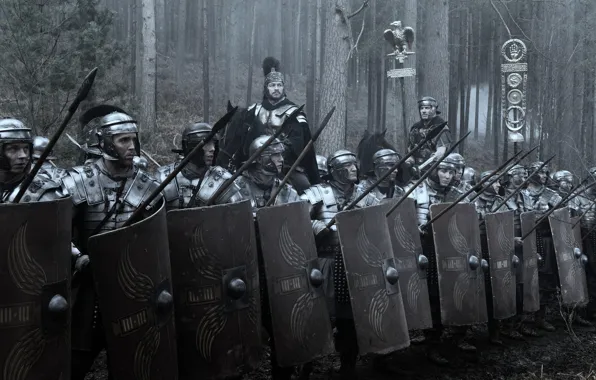 Forest, Rome, soldiers, Legionnaires, Centurion, Centurion