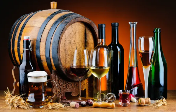 Picture wood, barrel, flavors, alcoholic beverages
