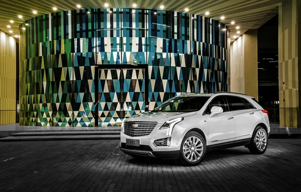 Picture white, Cadillac, Cadillac, crossover, XT5