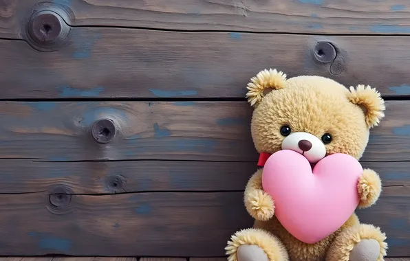 Love, holiday, toy, heart, Board, bear, bear, heart