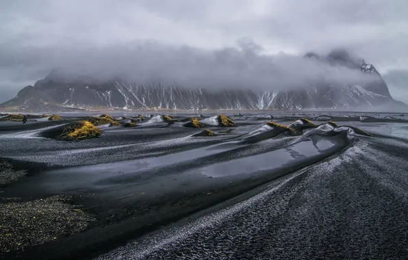 Picture nature, Iceland, Vestrahorn