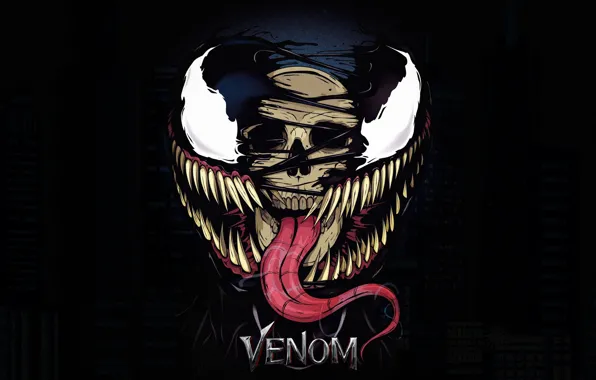 Picture Language, Skull, Teeth, Marvel, Venom, Venom, Symbiote, Creatures