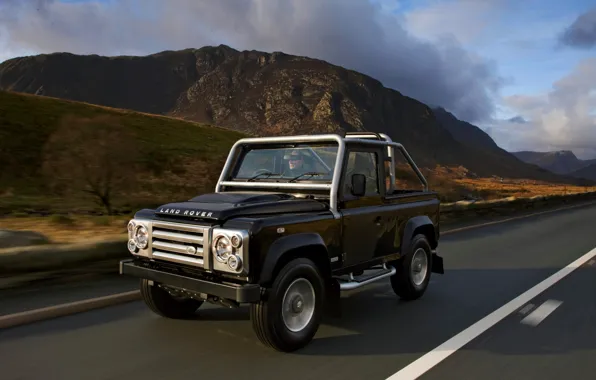 Picture mountains, 2008, Land Rover, Defender, SVX, 60th Anniversary Edition