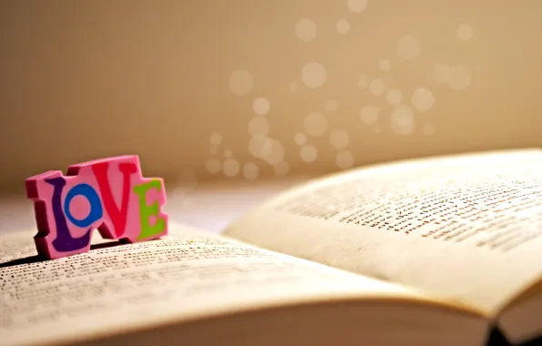 Picture love, letters, book, love, words, gum