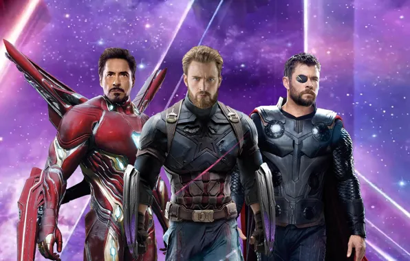 Fiction, poster, Iron Man, comic, costumes, Captain America, superheroes, Thor