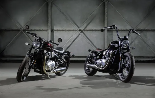 Triumph, motorbike, bobber, 2017