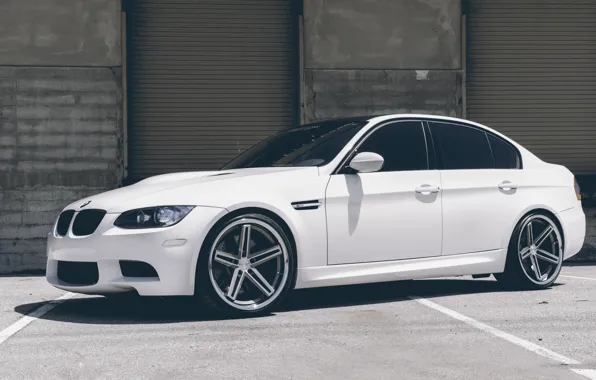 BMW, White, BMW, White, E90, Concept One